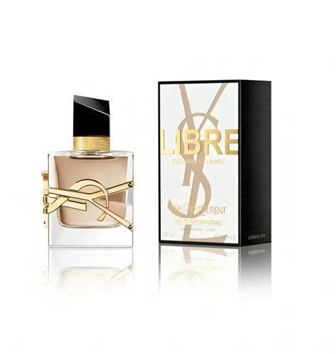 floral ysl|YSL libre flowers and flames.